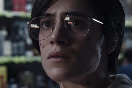 Una foto de la reportera Gabriela de la serie de Netflix Tijuana - Netflix