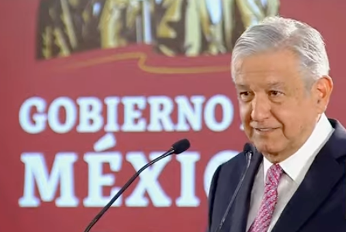 President Andrés Manuel López Obrador speaks at an April 23 press conference. (Screenshot)
